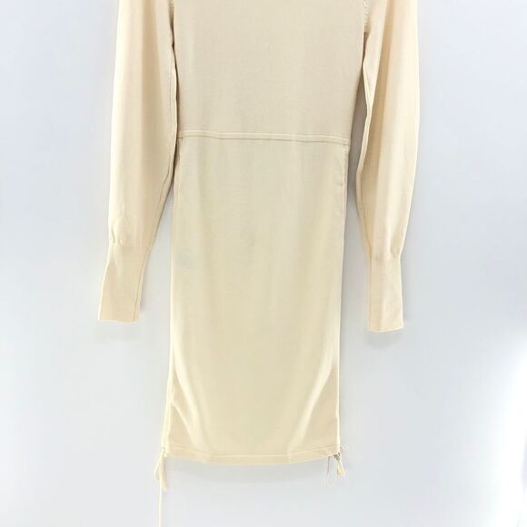 NBD Tanner Ruched Mini Dress in Ivory S‎ - Picture 11 of 12